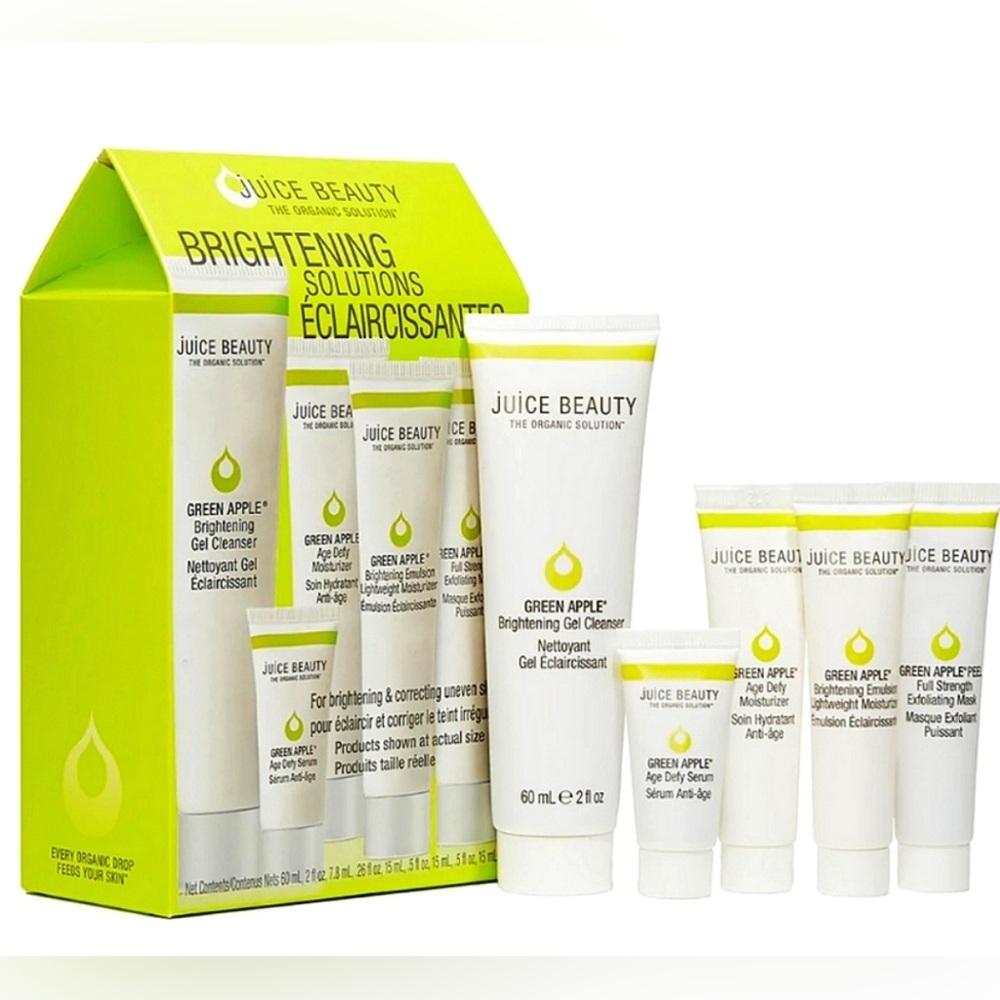Juice Beauty Green Apple Brightening Solutions Set NIB💚